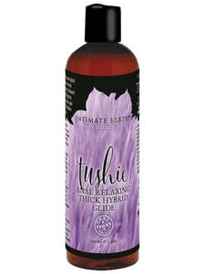Lubes For Sex: Intimate Earth Tushie Anal Relaxing Thick Hybrid Glide 120ml
