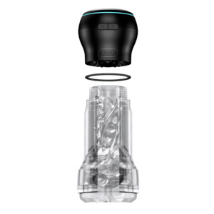 Feel by KIIROO Pocket Stroker Crystal and PowerBlow Combo Clear