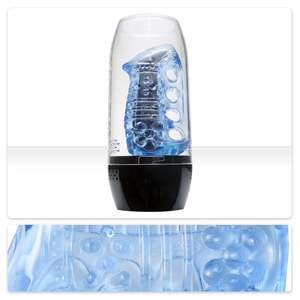 Male Training: Fleshlight Fleshskins Grip Blue Ice Masturbator