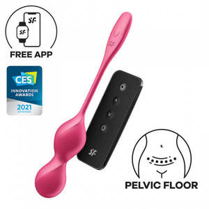 Ben Wa Kegel Balls: Satisfyer Love Birds 2 Vibrating Kegel Balls with Connect App and Remote Control