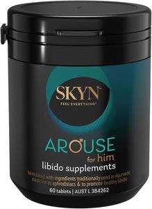 For Better Sex: SKYN Arouse for Him Libido Supplements 60 Tablets