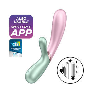 Rabbit Vibrators: Satisfyer Hot lover - Mint Pink