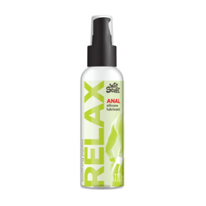 Water Based Lubricant: Wet Stuff RELAX - Anal Silicone Lubricant 110G Pump - with soothing Jojoba!