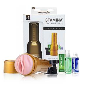 Masturbator Pack Kit Accessories: Fleshlight Stamina Training Value Pack