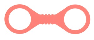 Sex And Mischief Peaches n Cream Silicone Cuffs