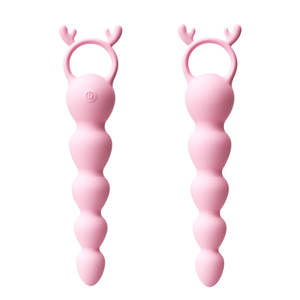 Butt Plugs: Deerlet Vibrating Anal Beads