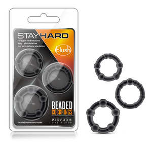 Cock Rings: Blush Stay Hard Cock Rings (3 Pack)