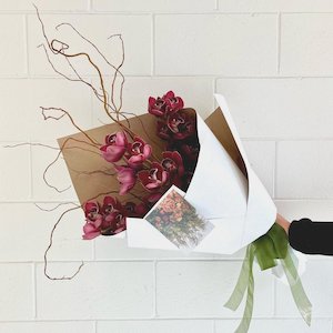 Cymbidium Orchid Wrap - Autumn Tones
