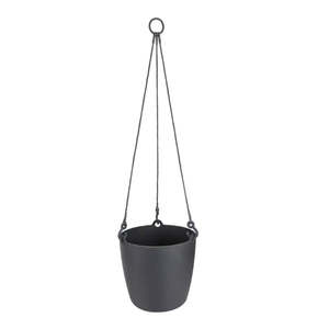 Pots: Hanging Pot - Elho Brussels - 18cm Charcoal