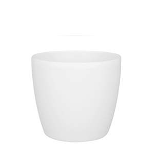 White: Cover Pot - Elho Brussels Round - 14cm White