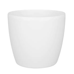 Cover Pot - Elho Brussels Round - 18cm White