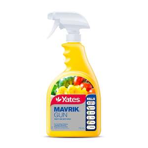 Insect Control: Yates MAVRIK Gun Ready-to-Use Spray for Spider Mites, Aphids, Thrips, Caterpillars - 750ml
