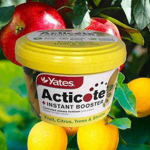 Yates Acticote + Instant Booster Fertiliser - Fruit, Citrus, Trees, Shrubs - 500g