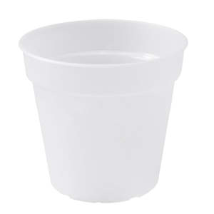 Clear Pots Orchid Pots: ELHO Basics Transparent Nursery Pot - 17cm wide x 16cm high