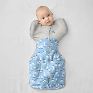 Swaddle: Swaddle Up™ Warm 2.5 TOG - Silly Goose Dusty Blue (Newborn - Damaged Box)