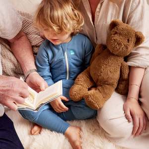 Sleep Suit Warm 2.5 TOG - Pebbles Storm Blue