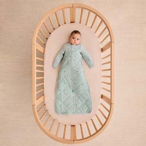 Sleep Bag: Sleep Bag Organic Warm 2.5 TOG - Lambs Best Friend Olive