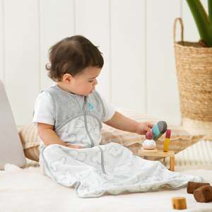 Lite 24 27c: Sleep Bag Organic Lite 0.2 TOG - Clouds