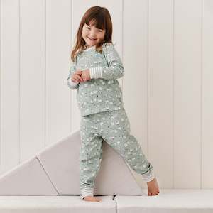 Stage 3 On The Move: Kids Long Sleeve Pyjama Set - Olive