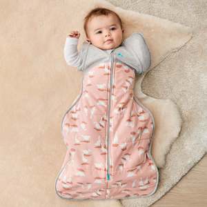 Clearance: Swaddle Up™ Transition Bag Warm 2.5 TOG - Silly Goose Pink (Large)
