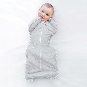 Swaddle Up™ Bamboo 1.0 TOG - Wave Dot Grey (MED)