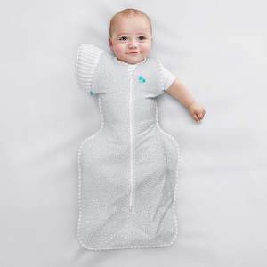 Stage 2 Ready To Roll: Swaddle Up™ Transition Bag Bamboo 1.0 TOG - Grey Dot (LRG)