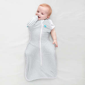 Swaddle Up™ Transition Bag Bamboo 1.0 TOG - Grey Dot (Sample - Med)