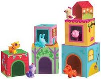 Baby and Toddler: Djeco Topanifarm Infant Cubes