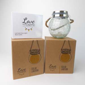 Solar Lights: Bundle - Solar Lantern & Solar Seed Fairy Lights