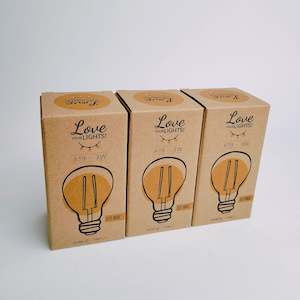 Spare Bulbs: A19 3w Amber Bulb | Dimmable | Spare