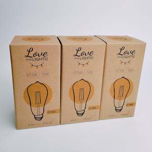 Spare Bulbs: ST58 Clear Bulb | Dimmable | Spare