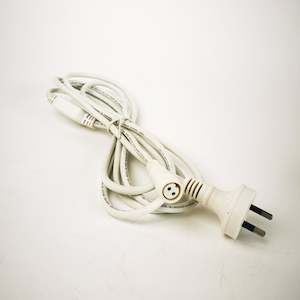 Accessories: 3m Fairy Light Power Cable | PVC | White | Essential & Core