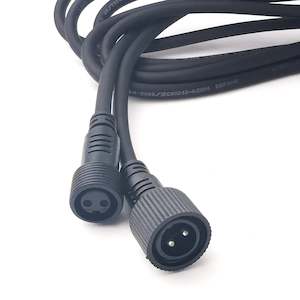 5m Connectable Fairy Light Extension Cable | Rubber | Black | Pro Series