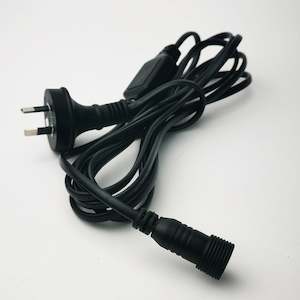 3m Fairy Light Power Cable | PVC | Black | Essential & Core