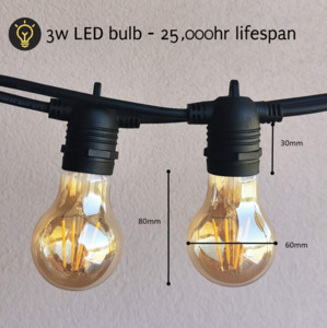 A19 Amber Dimmable Bulbs | 10 Pack