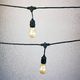 A60 Amber Bulb | 10m 10 Bulbs | Drop Hang Dimmable Festoon Lights
