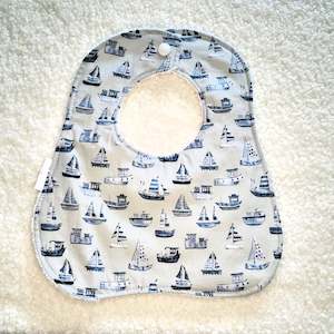 Bibs: Sailing Away - Round Bib