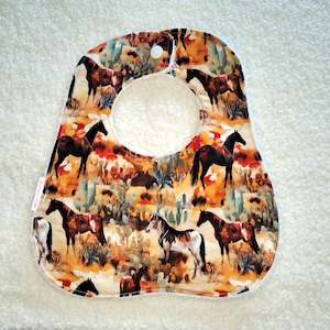 Horses - Round Bib