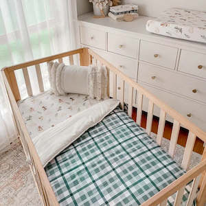 Cyprus Plaid Cot Quilt