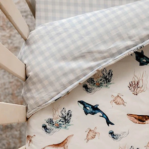 Cot Quilts: Ocean Cot Quilt