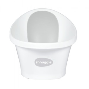 Bathing: Shnuggle Bath - White/Grey