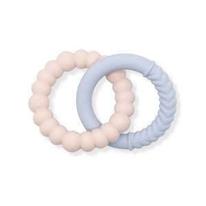 Teething: Sunshine Teether - Snow and Blush