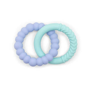 Teething: Sunshine Teether - Soft Mint and Soft Blue