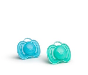 Herobility: Hero Pacifiers 0+months (2 Pack) - Blue/Turquoise