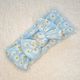 Stretch Bow Headband - Blue Daisy