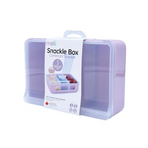 Sale: Melii 3 Compartment Snackle Box - Wisteria