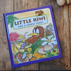 Hardback Books: Little Kiwi has a Forest Feast