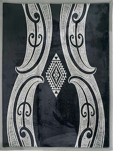 Mamaera: Māmā Mat - Charcoal Grey & Beige Te Aramoana