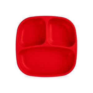 Re-Play Divided Plate - Red