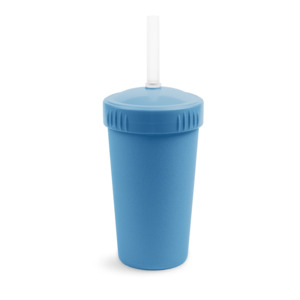 Re-Play Straw Cup with Silicone Straw - Denim